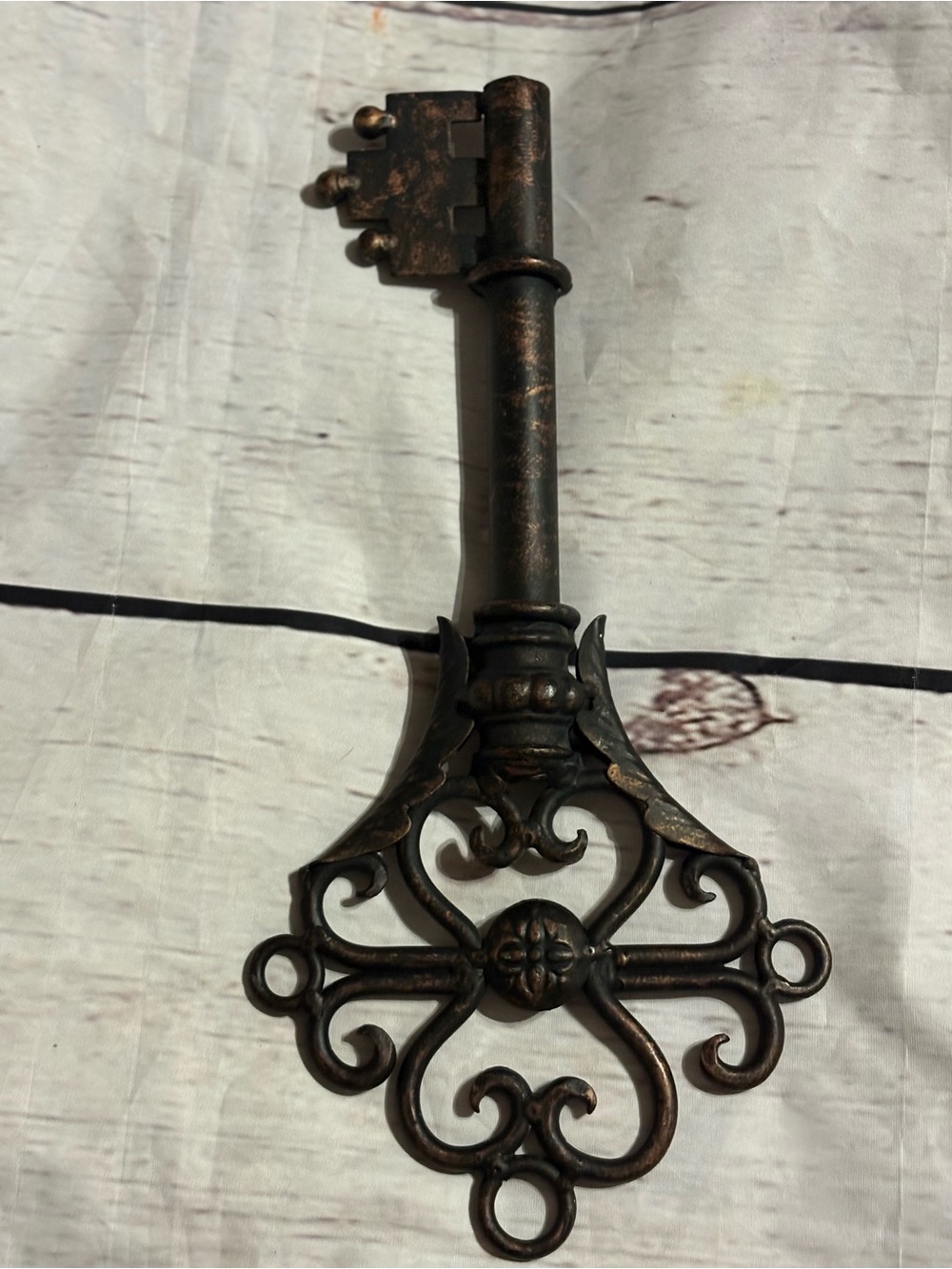 Hobby Lobby Ornate Decorative Wall Key Hook in Aged Bronze Finish